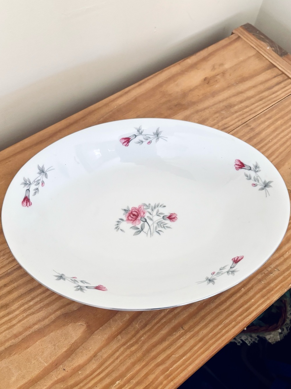 VTG 1960s Arlen Fine China Japan Petite #1562 Deep Oval Vegetable Serving Bowl